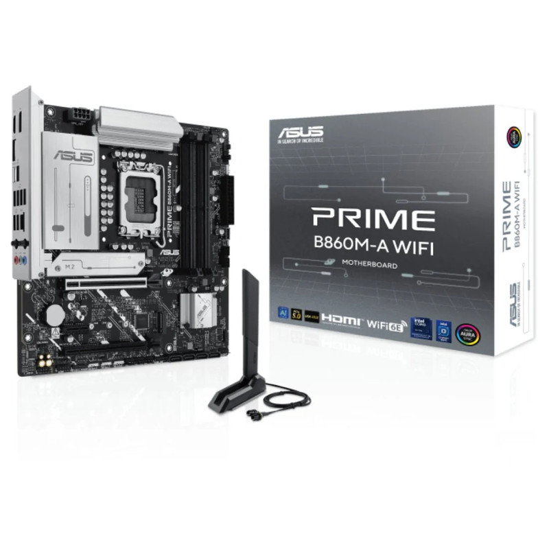Asus Prime B860M-A WiFi - DDR5 LGA1851 Intel-Ultra micro-ATX Motherboard - اللوحة الأم